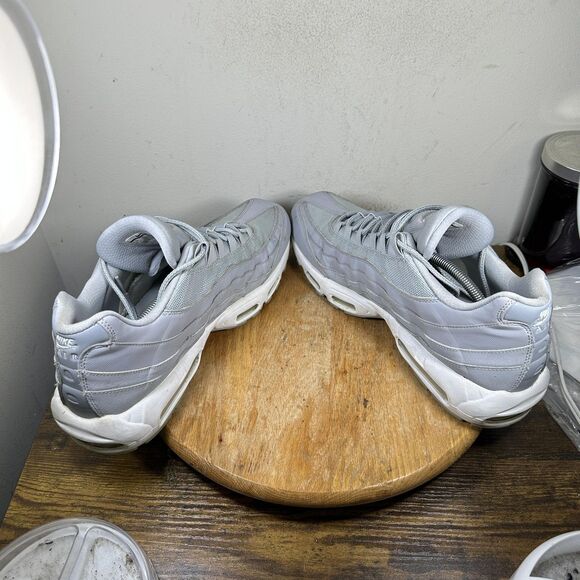 Nike Air Max 95 Shoes Mens Size 14 Wolf Grey White 749766-037 Sneakers Running main image 5